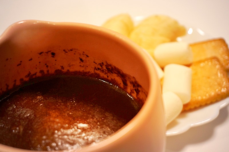 チョコレートフォンデュ